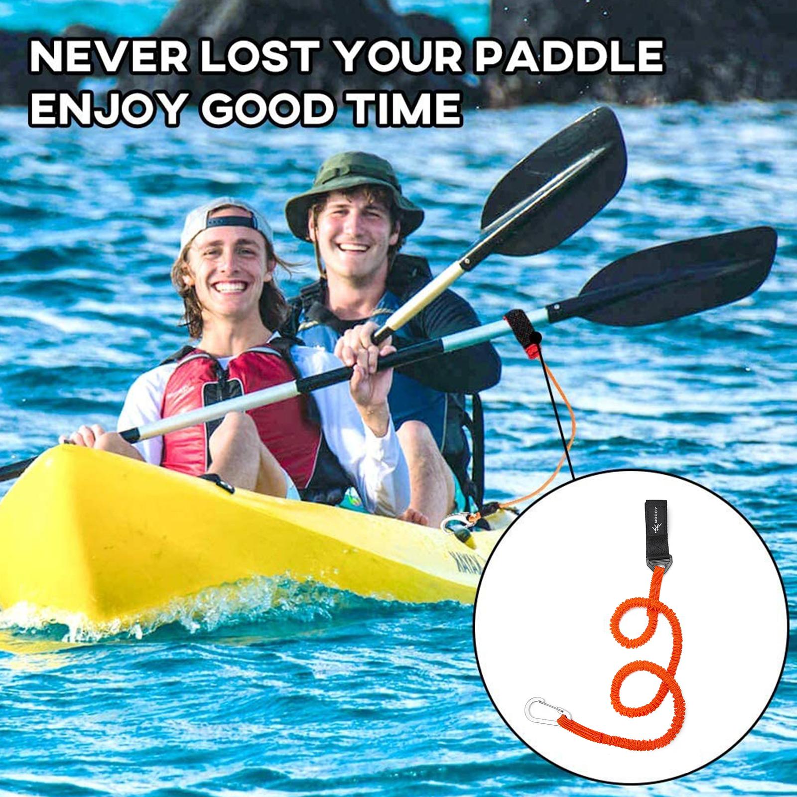 Adjustable Elastic Kayak Paddl - Fishing Kayak Paddle Leash 评论和价格