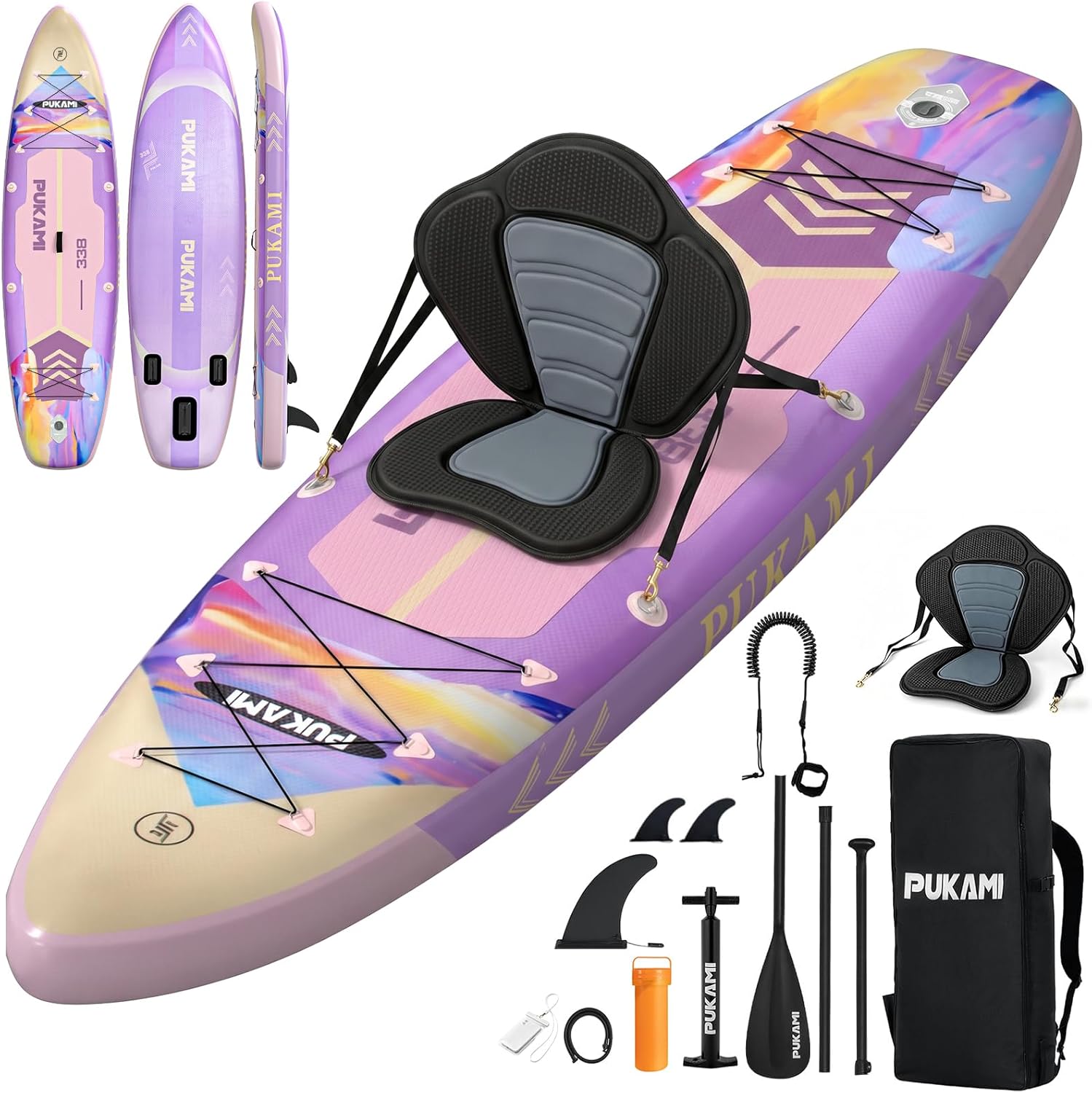 Extra Wide Inflatable Stand Up - Fishing Kayak Paddle 评论和价格
